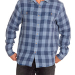 Camisa Algodón Orgánico Hombre Bradford Azul Rockford
