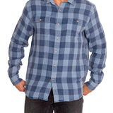 Camisa Algodón Orgánico Hombre Bradford Azul Rockford