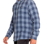 Camisa Algodón Orgánico Hombre Bradford Azul Rockford