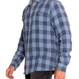 Camisa Algodón Orgánico Hombre Bradford Azul Rockford
