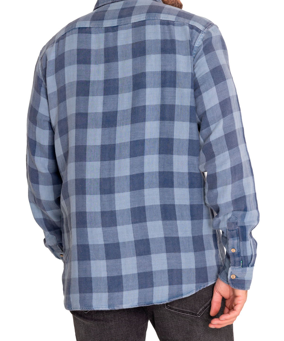 Camisa Algodón Orgánico Hombre Bradford Azul Rockford