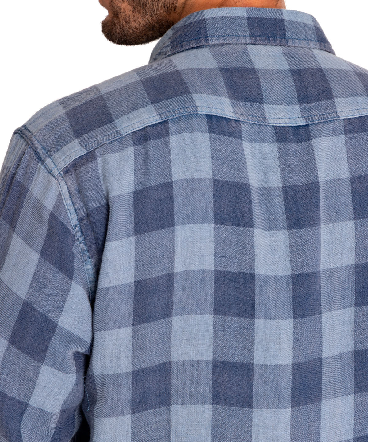 Camisa Algodón Orgánico Hombre Bradford Azul Rockford