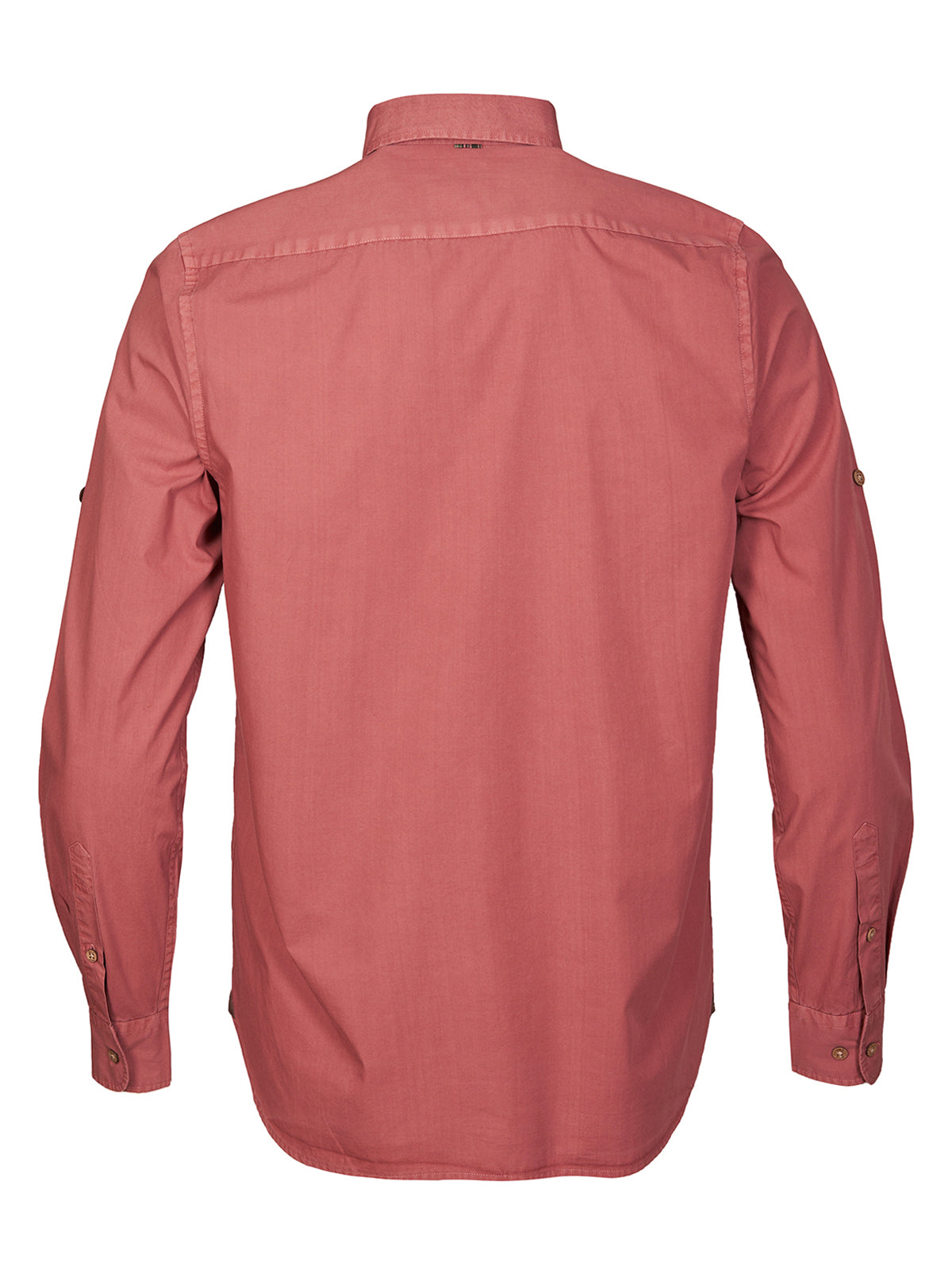 Camisa Algodón Orgánico Hombre Leeds Naranjo Rockford