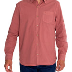 Camisa Algodón Orgánico Hombre Leeds Naranjo Rockford