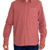 Camisa Algodón Orgánico Hombre Leeds Naranjo Rockford