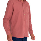 Camisa Algodón Orgánico Hombre Leeds Naranjo Rockford