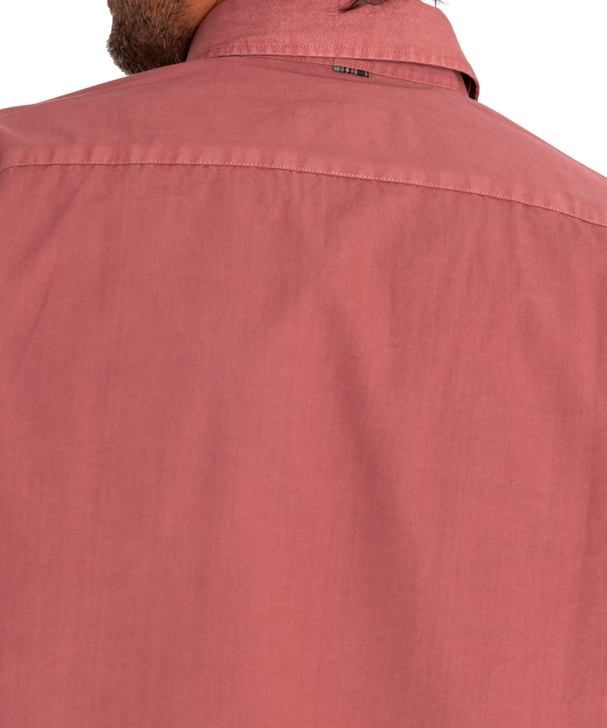 Camisa Algodón Orgánico Hombre Leeds Naranjo Rockford
