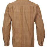 Camisa Algodón Orgánico Hombre Tartancord Beige/Crudo Rockford