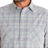 Camisa Algodón Orgánico Hombre Tartancord Verde Rockford