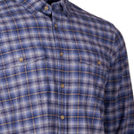 Camisa Algodón Orgánico Hombre Padua Azul Rockford