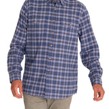 Camisa Algodón Orgánico Hombre Padua Azul Rockford