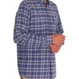 Camisa Algodón Orgánico Hombre Padua Azul Rockford