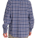 Camisa Algodón Orgánico Hombre Padua Azul Rockford