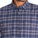 Camisa Algodón Orgánico Hombre Padua Azul Rockford