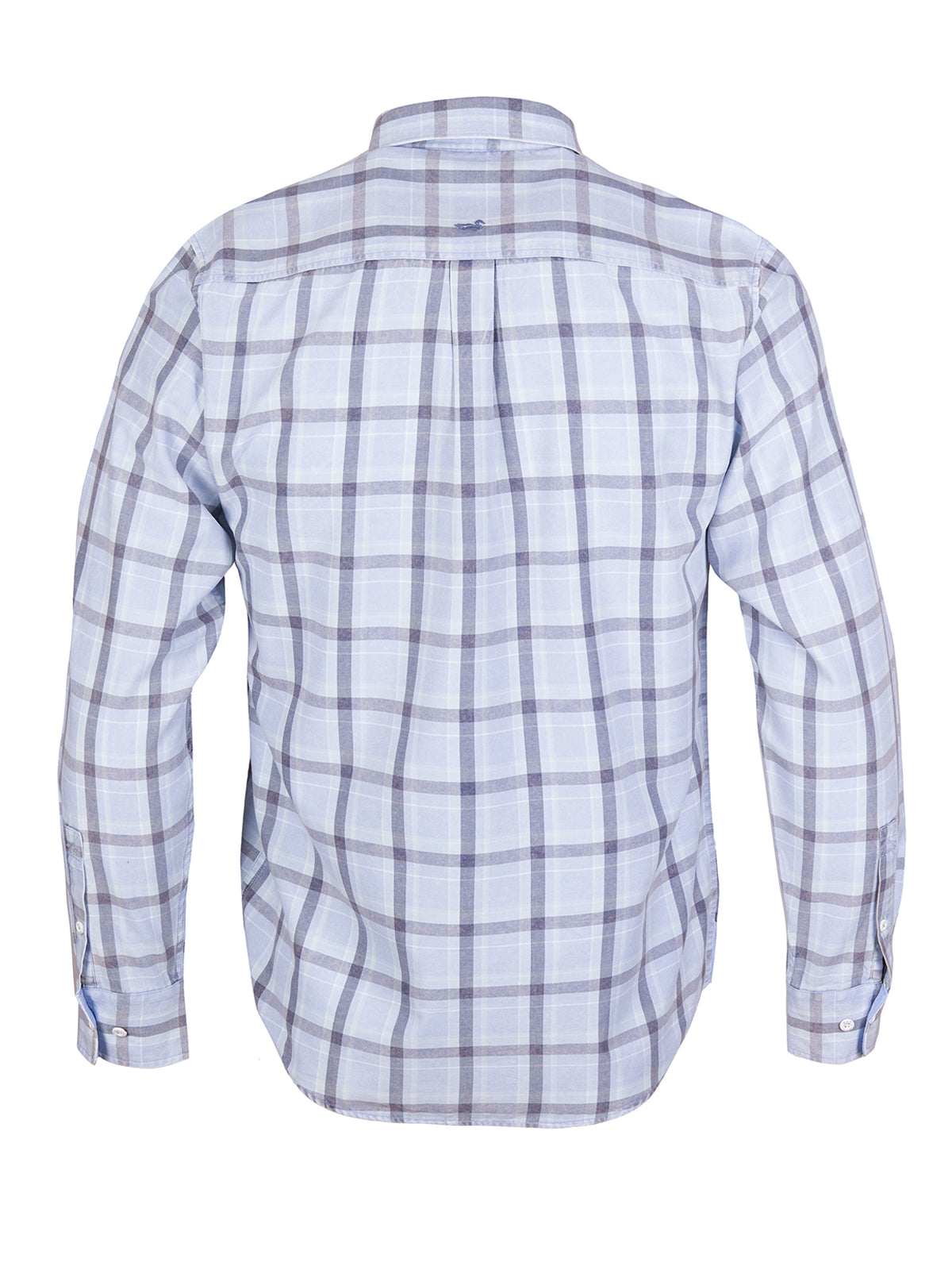 Camisa Algodón Orgánico Hombre Arbed Azul Rockford