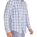 Camisa Algodón Orgánico Hombre Arbed Azul Rockford