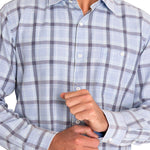 Camisa Algodón Orgánico Hombre Arbed Azul Rockford