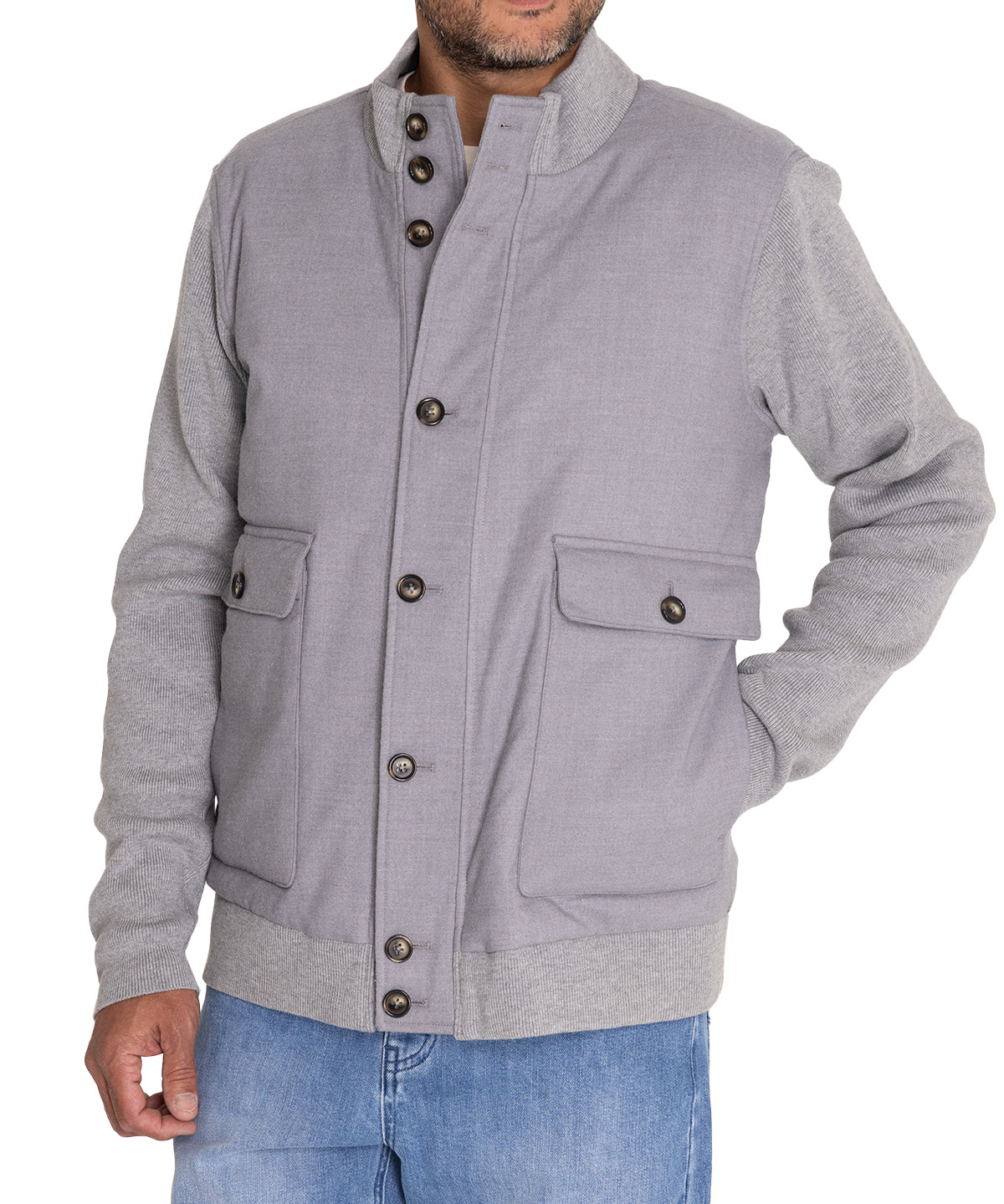 Chaqueta Thermore Hombre Slough Gris Rockford