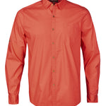 Camisa Algodón Orgánico Hombre Galiton Naranjo Rockford
