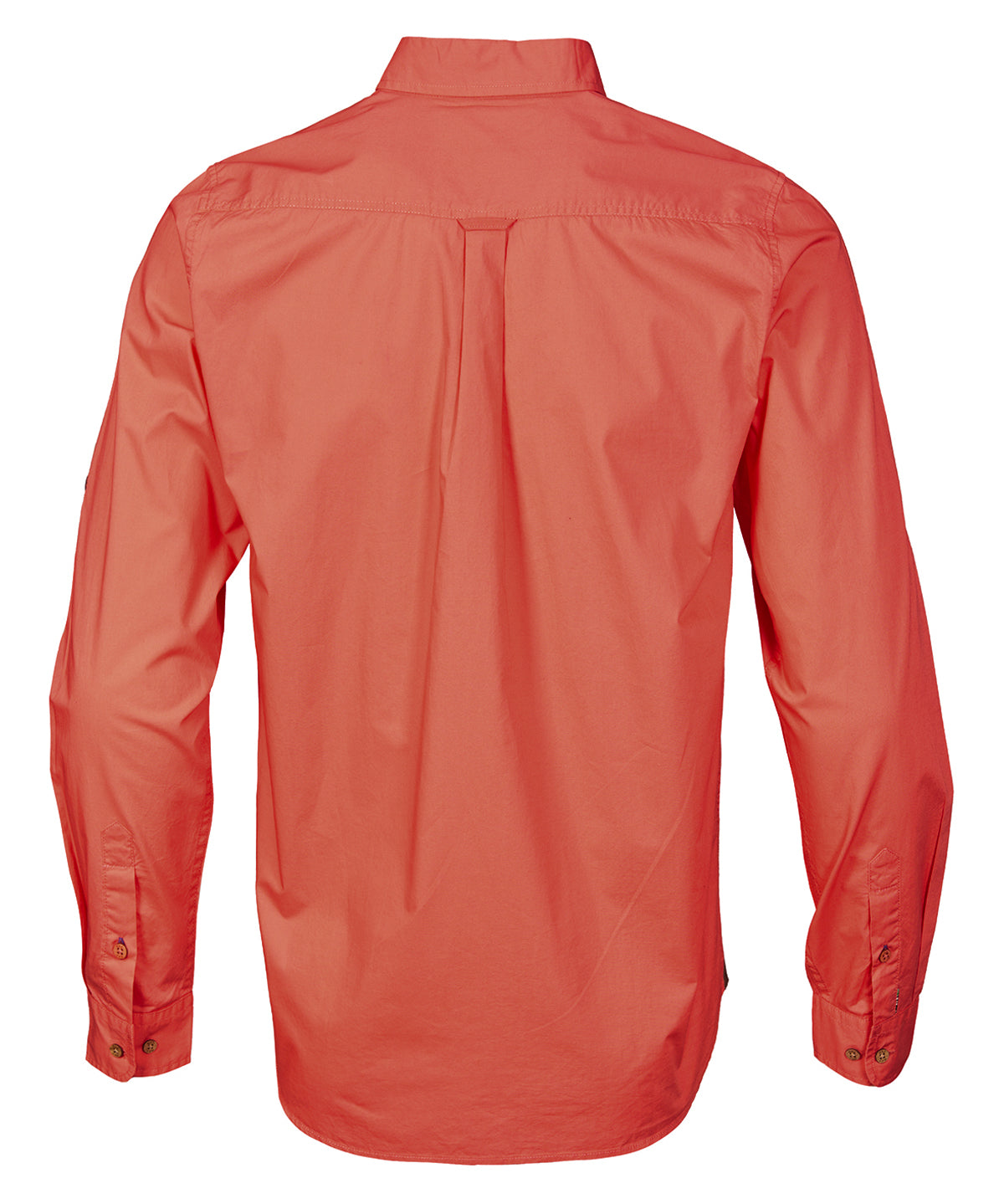 Camisa Algodón Orgánico Hombre Galiton Naranjo Rockford
