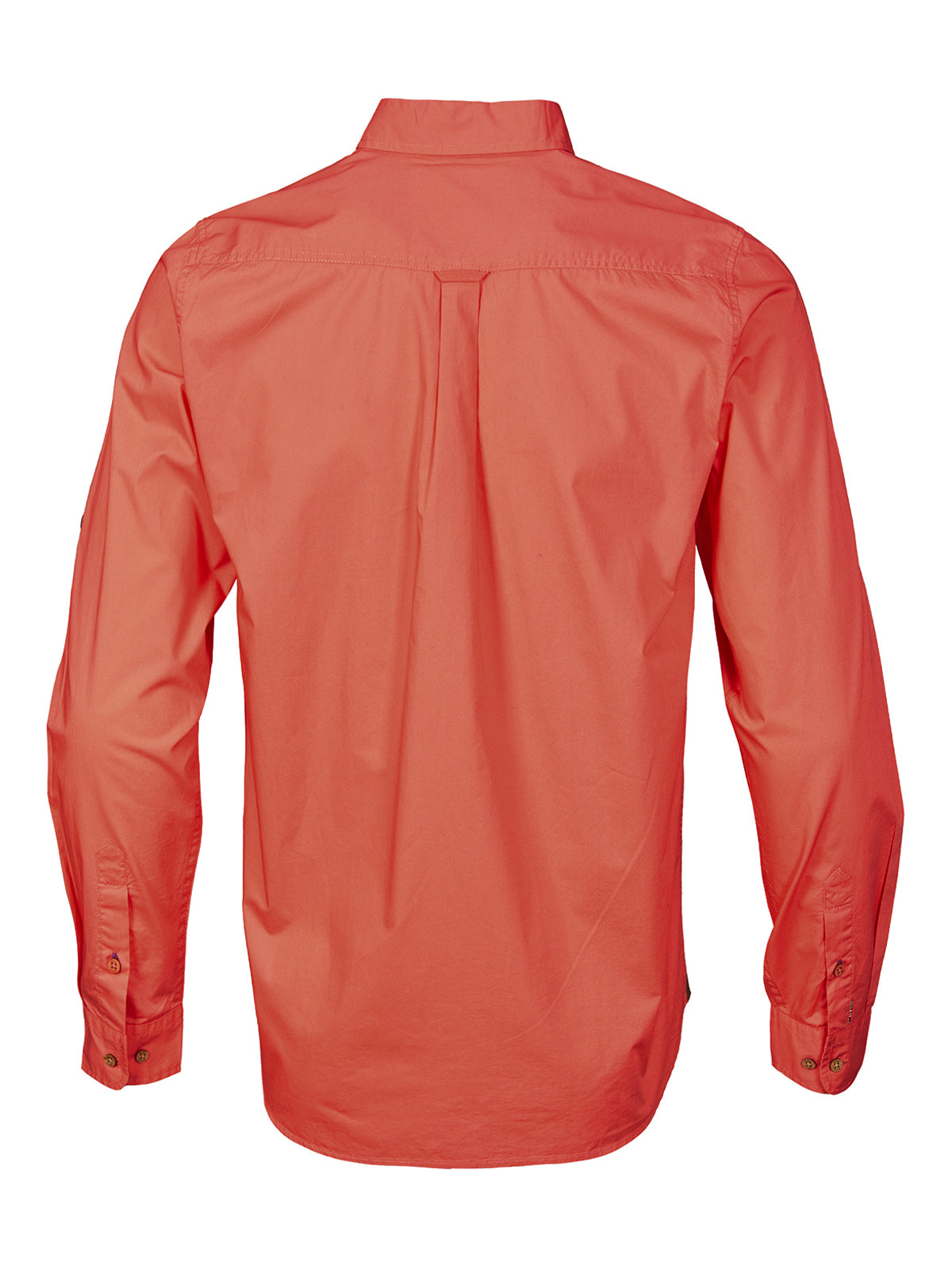 Camisa Algodón Orgánico Hombre Galiton Naranjo Rockford