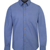 Camisa Algodón Orgánico Hombre Galiton Azul Rockford