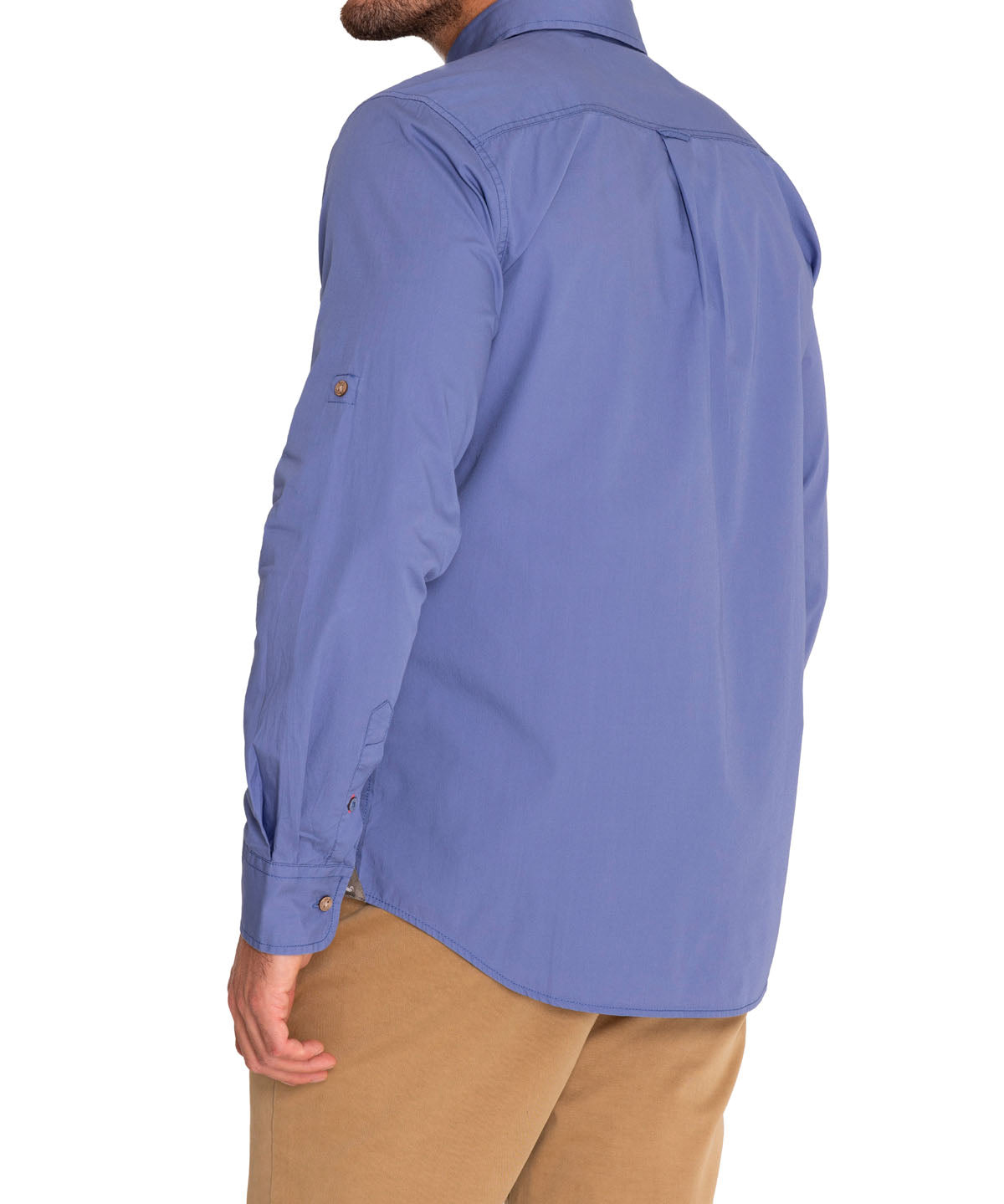 Camisa Algodón Orgánico Hombre Galiton Azul Rockford