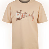 Polera Fibras Recicladas Hombre Places Beige/Crudo Rockford
