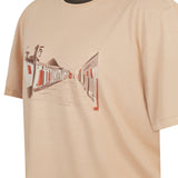 Polera Fibras Recicladas Hombre Places Beige/Crudo Rockford