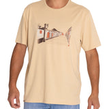 Polera Fibras Recicladas Hombre Places Beige/Crudo Rockford