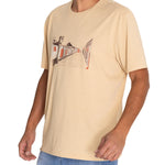 Polera Fibras Recicladas Hombre Places Beige/Crudo Rockford