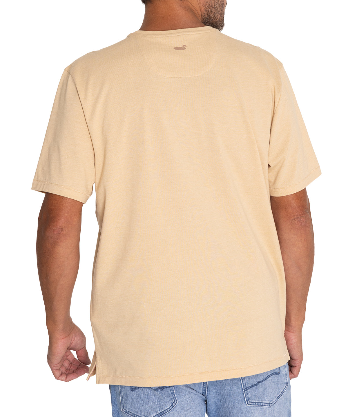 Polera Fibras Recicladas Hombre Places Beige/Crudo Rockford