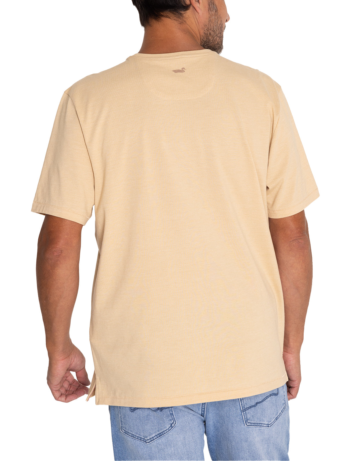 Polera Fibras Recicladas Hombre Places Beige/Crudo Rockford