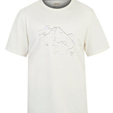 Polera Fibras Recicladas Hombre Places Blanco Rockford