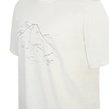 Polera Fibras Recicladas Hombre Places Blanco Rockford