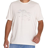 Polera Fibras Recicladas Hombre Places Blanco Rockford