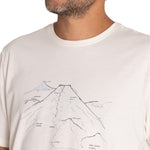 Polera Fibras Recicladas Hombre Places Blanco Rockford