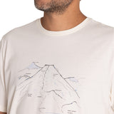 Polera Fibras Recicladas Hombre Places Blanco Rockford