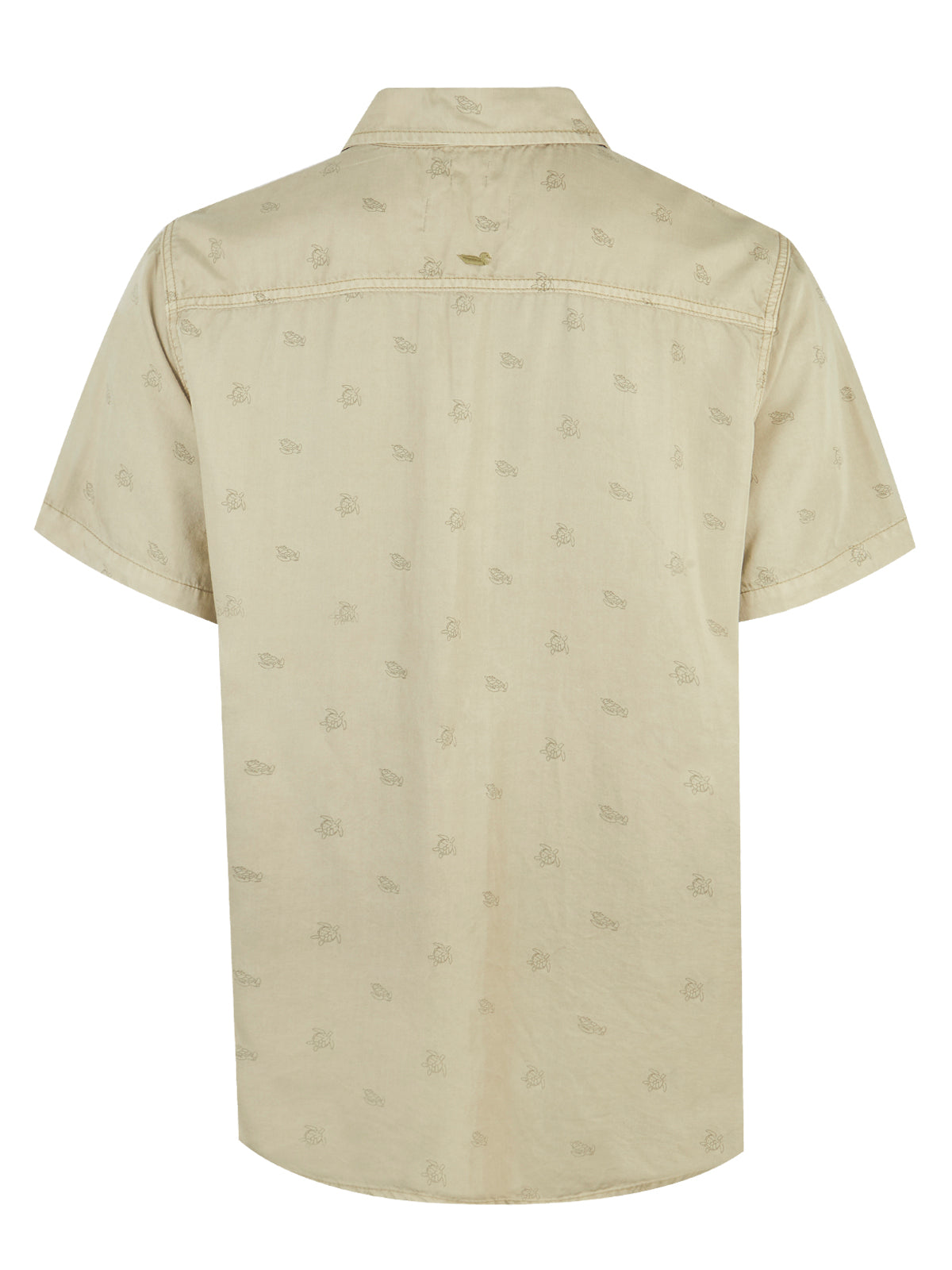 Camisa Tencel Hombre Tencelprint Verde Musgo Rockford