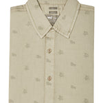 Camisa Tencel Hombre Tencelprint Verde Musgo Rockford