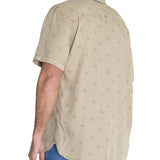 Camisa Tencel Hombre Tencelprint Verde Musgo Rockford