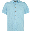 Camisa Tencel Hombre Tencelprint Azul Rockford
