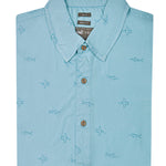 Camisa Tencel Hombre Tencelprint Azul Rockford