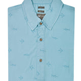 Camisa Tencel Hombre Tencelprint Azul Rockford