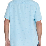 Camisa Tencel Hombre Tencelprint Azul Rockford