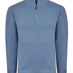 Sweater Algodón Orgánico Hombre Bilbao Celeste Rockford