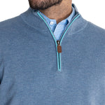 Sweater Algodón Orgánico Hombre Bilbao Celeste Rockford