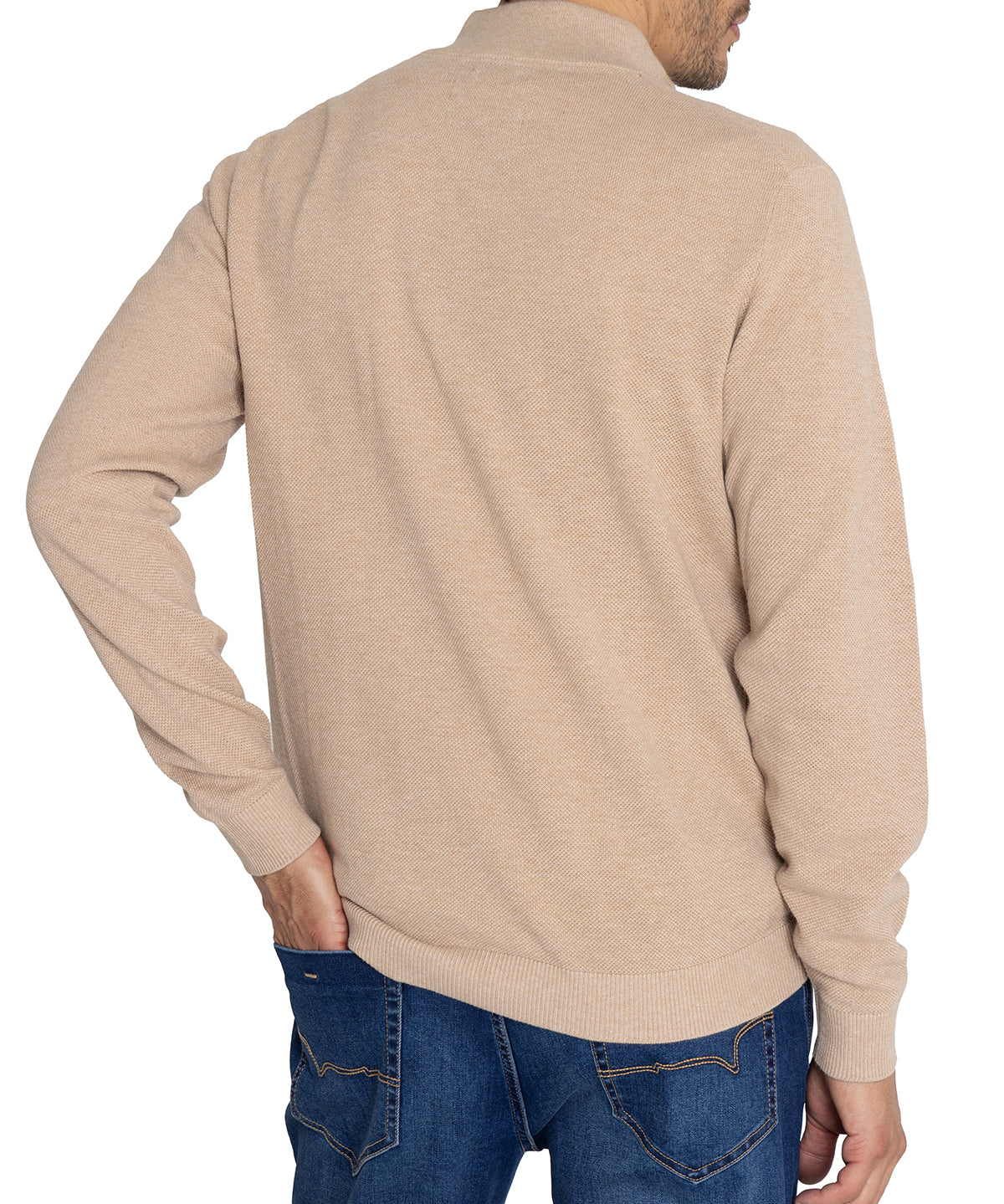 Sweater Algodón Orgánico Hombre Bilbao Beige Rockford