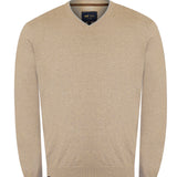 Sweater Algodón Orgánico Hombre Angri V Beige Rockford