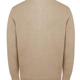 Sweater Algodón Orgánico Hombre Angri V Beige Rockford